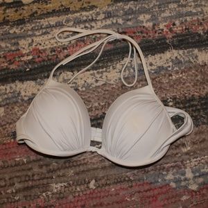 White pushup Bikini Top